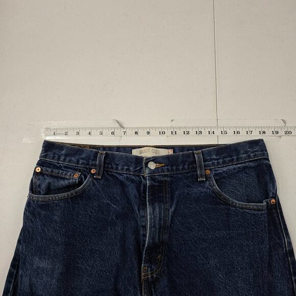Levi's 517 bootcut jeans blue denim 36x32 medium wash mens 5537 - Picture 5 of 12